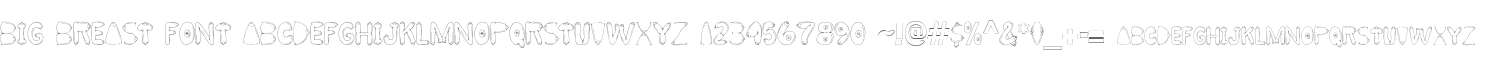 BIG BREAST FONT
