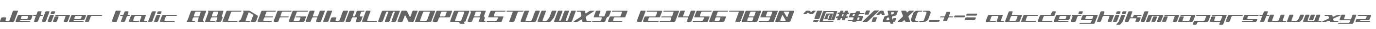 Jetliner Italic