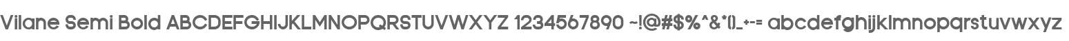 Vilane Semi Bold