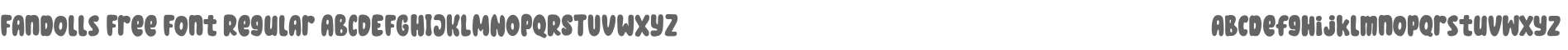 Fandolls Free Font