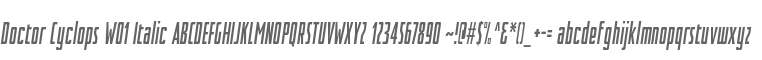 Doctor Cyclops W01 Italic