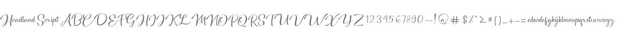Headland Script