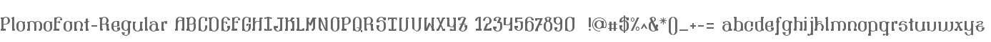 Plomo Font