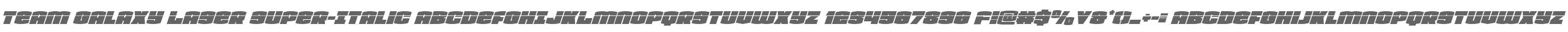 Team Galaxy Laser Super-Italic
