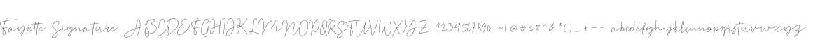 Fayette Signature