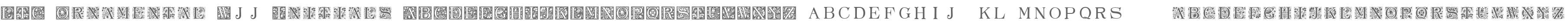 LTC Ornamental W00 Initials