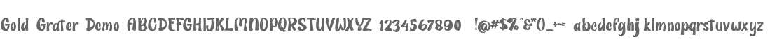 Gold Grater Demo