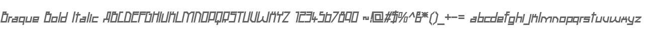 Braque Bold Italic