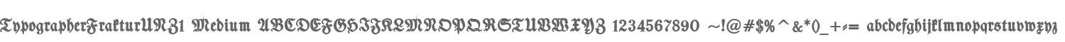 TypographerFrakturUNZ1