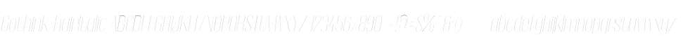 Gothink-hairItalic