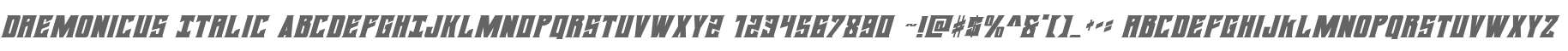 Daemonicus Italic