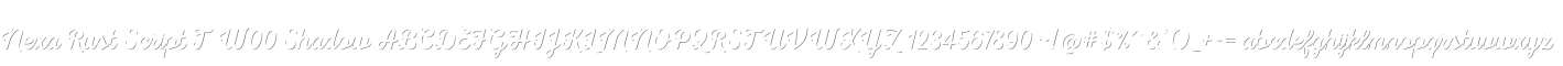 Nexa Rust Script T W00 Shadow