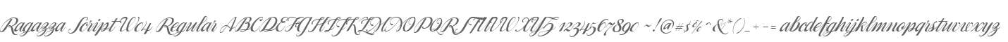 Ragazza Script W04 Regular
