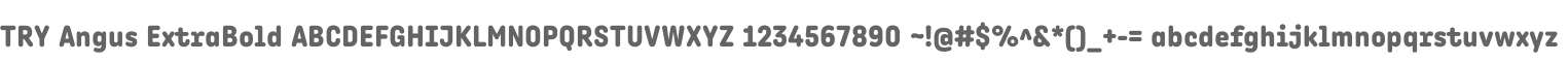 TRY Angus ExtraBold