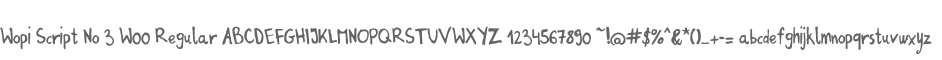 Wopi Script No 3 W00 Regular