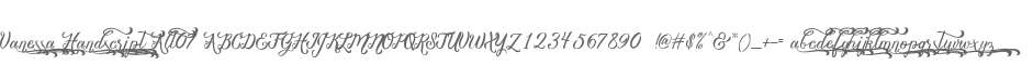 Vanessa Handscript Alt07