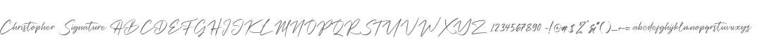 Christopher Signature