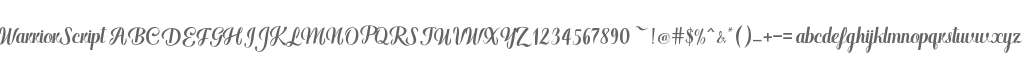 Warrior Script