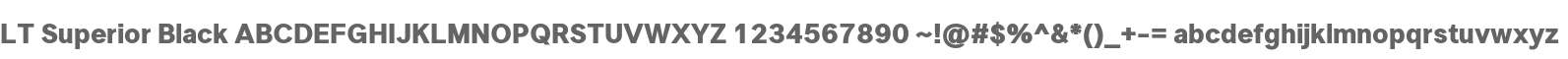 LT Superior Black