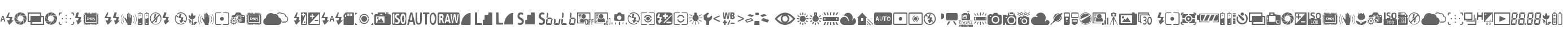 Digital Camera Symbols