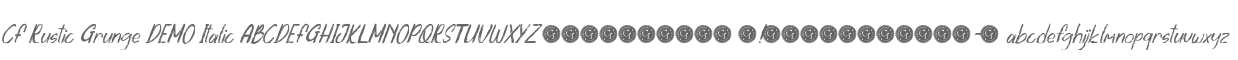 CF Rustic Grunge DEMO