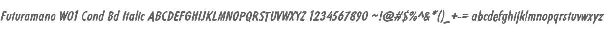 Futuramano W01 Cond Bd Italic
