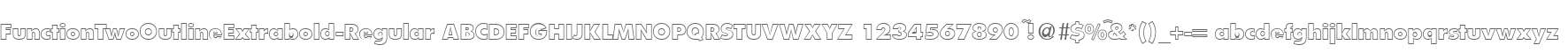FunctionTwoOutlineExtrabold-Regular