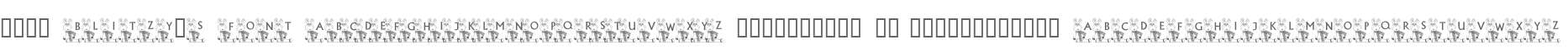 101! Blitzy's Font