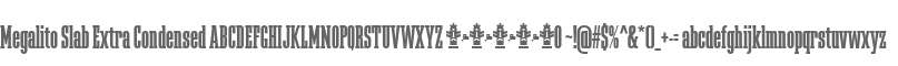 Megalito Slab Extra Condensed