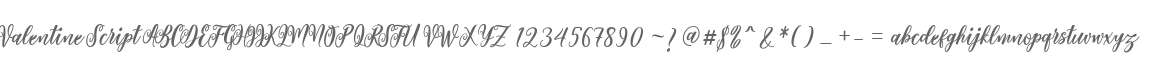 Valentine Script