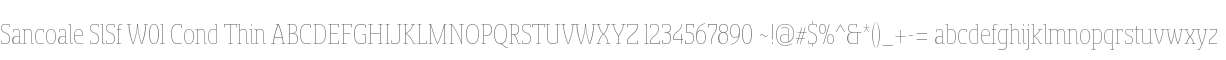 Sancoale SlSf W01 Cond Thin
