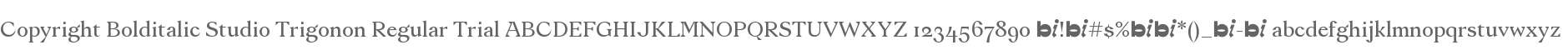 Copyright Bolditalic Studio Trigonon Trial