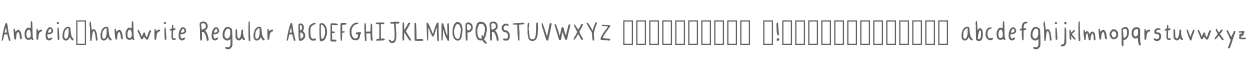 Andreia_handwrite Regular