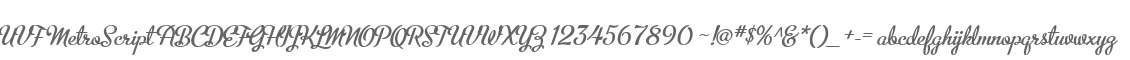 UVF MetroScript