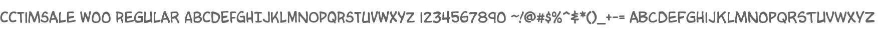 CCTimSale W00 Regular