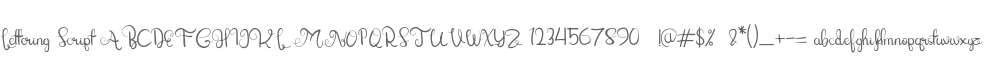 Lettering Script