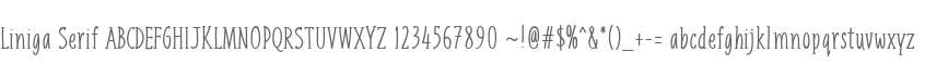 Liniga Serif