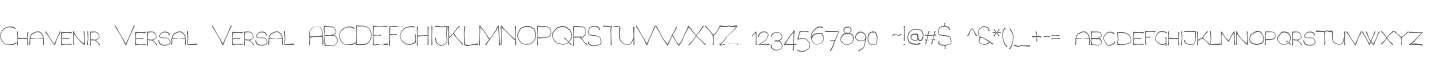Chavenir Versal Versal