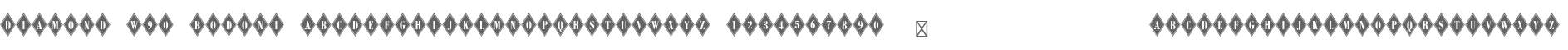 Diamond W90 Bodoni