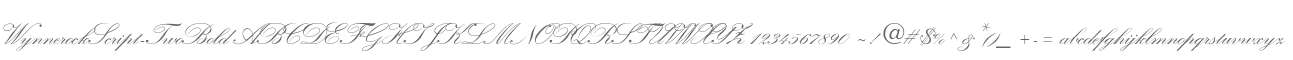 WynnerockScript-TwoBold