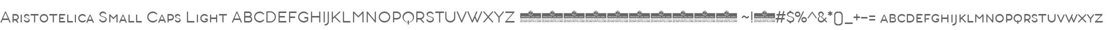 Aristotelica Small Caps