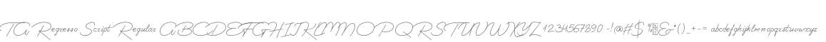 TA Regresso Script