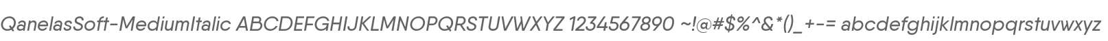 QanelasSoft-MediumItalic