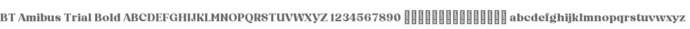 BT Amibus Trial Bold