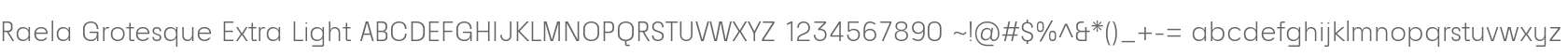 Raela Grotesque ExtLt