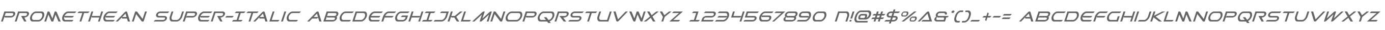 Promethean Super-Italic