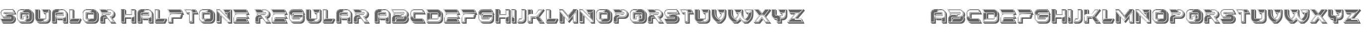 Squalor Halftone Regular