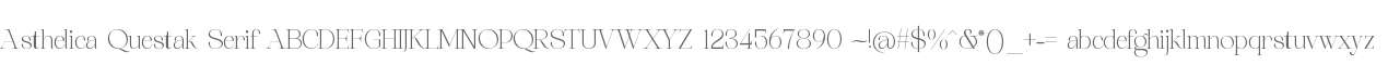 Asthelica Questak Serif