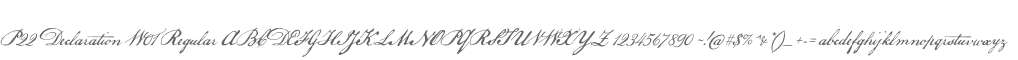 P22 Declaration W01 Regular