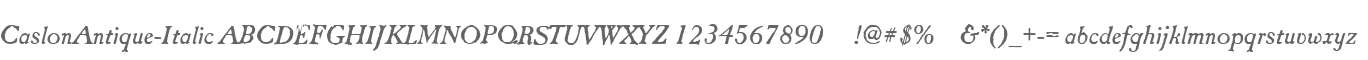 CaslonAntique-Italic